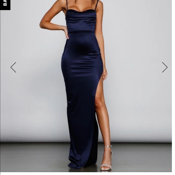 Windsor Dresses & Skirts - Blue satin dress